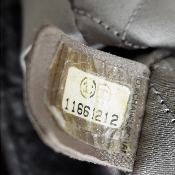 Authentic Preowned Chanel Black Lambskin Single Flap Bag Silver Hardware - Picture 14 of 14